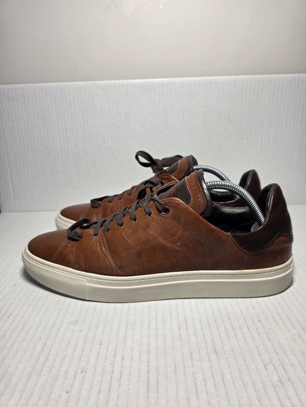 Good Man Brand Legend Brown Premium Leather Sneakers SIZE 10